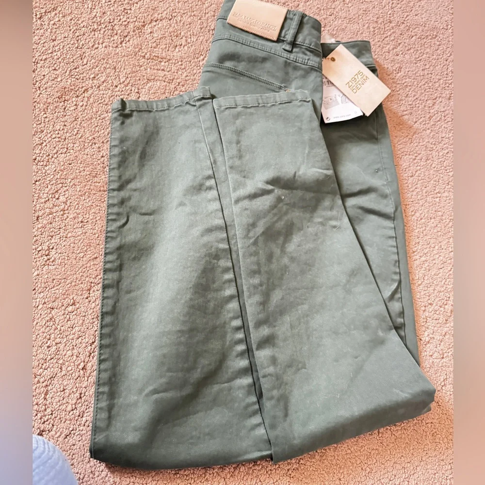 Zara Olive Trousers